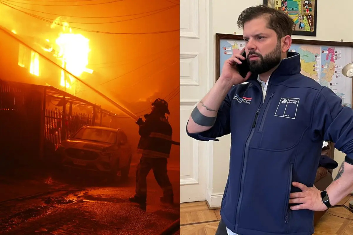 Boric ya trabaja en el emergencia, Agencia Uno