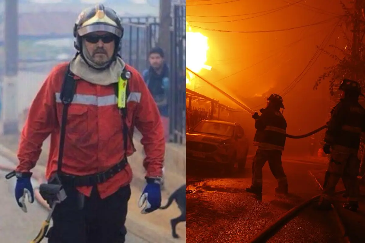 Paul Vásquez se sumó al trabajo de Bomberos, Twitter