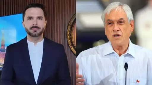 Álvaro Ballero y Sebastián Piñera, redes sociales