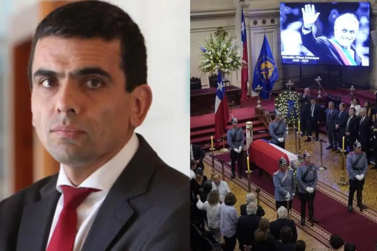 Carlos Gajardo y funeral de piñera, Redes Sociales