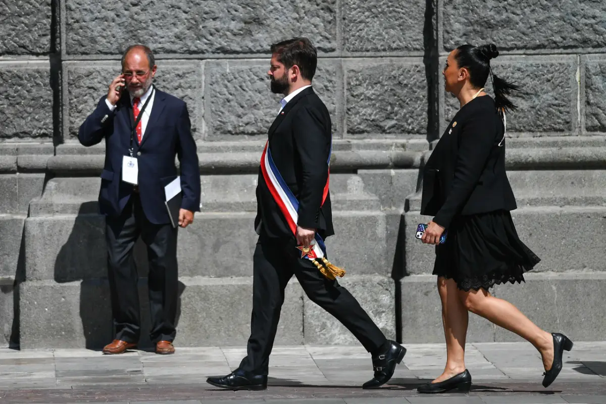 El Presidente Boric participa en adiós a Sebastián Piñera, Agencia Uno