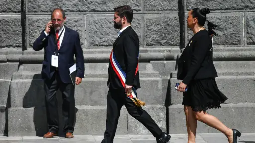 El Presidente Boric participa en adiós a Sebastián Piñera, Agencia Uno