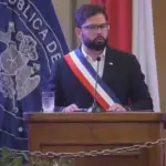 El Presidente Boric brindó un emotivo discurso, Captura