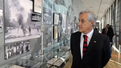 Sebastián Piñera en el Museo de la Memoria y los DDHH, redes sociales 