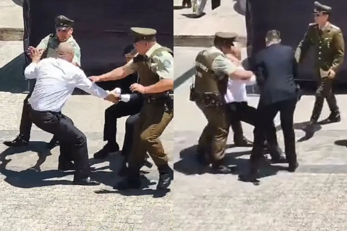 Tensión se vivió en la Plaza de la Constitución, Captura