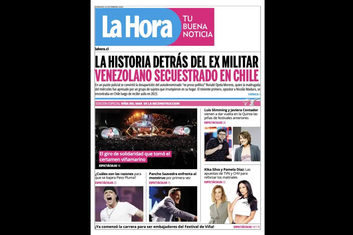 Papel digital 25 de febrero 2024, La Hora