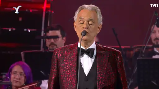 Andrea Bocelli encantó al Monstruo, TVN