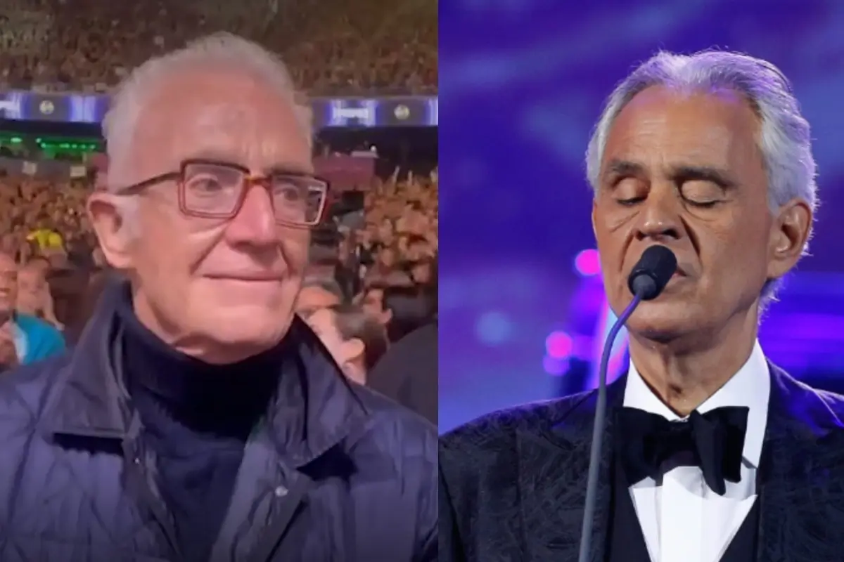 Carcuro vivió un intenso momento con el cantante italiano., TVN