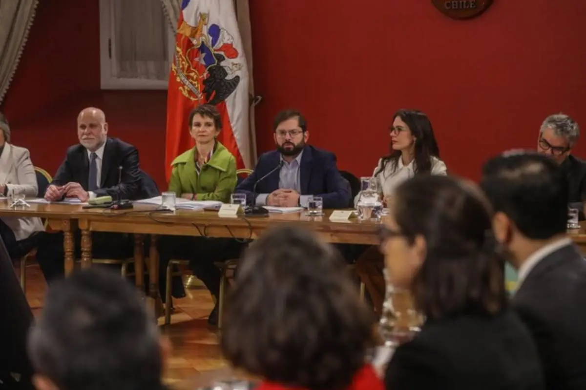 Gabriel Boric y sus ministros, Agencia Uno