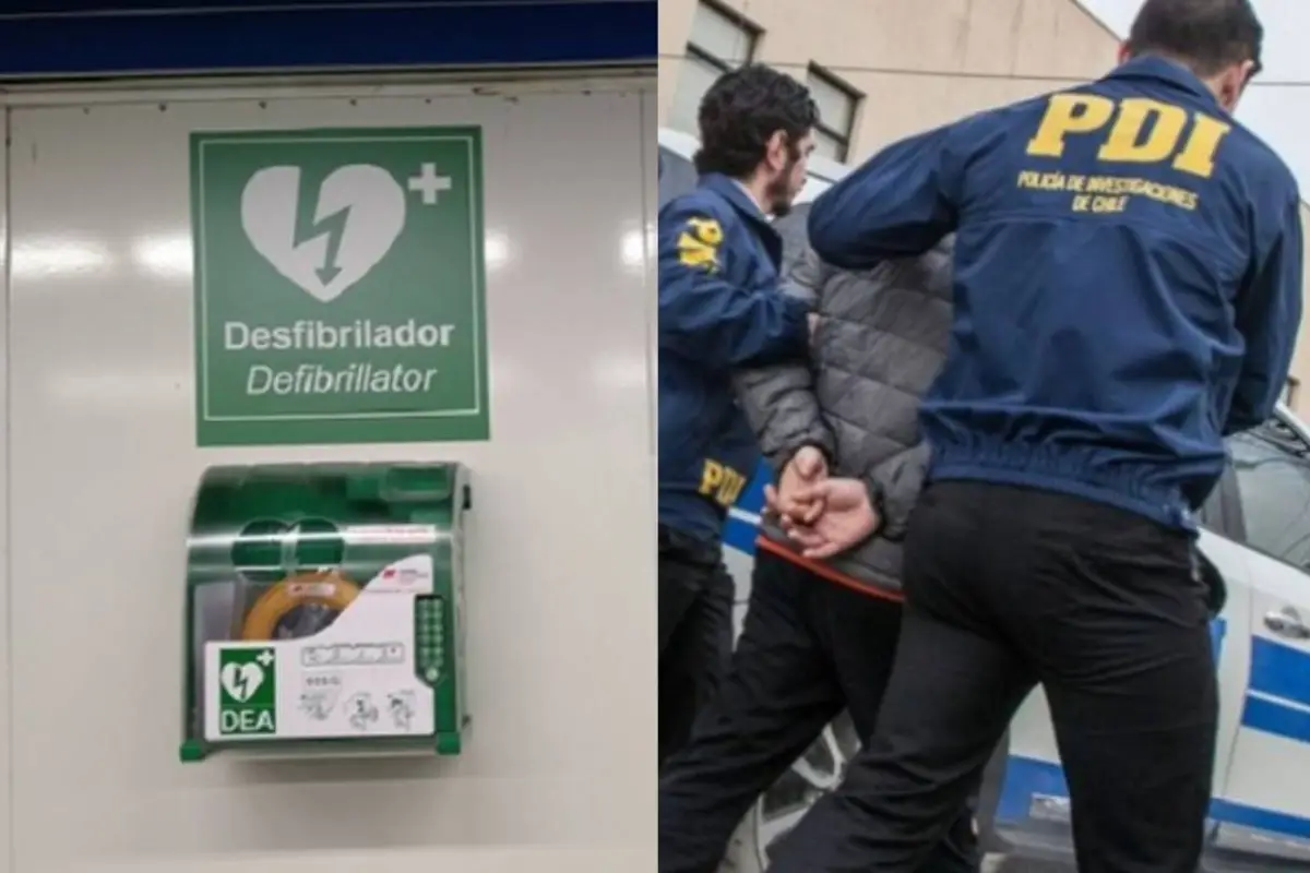 PDI captura banda que robaba desfibriladores, Redes Sociales