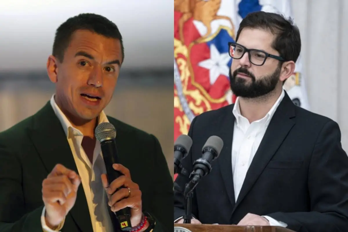 Daniel Noboa y Gabriel Boric, Redes sociales