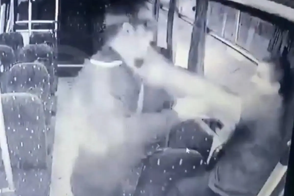 Agresión chofer Penco, Captura video