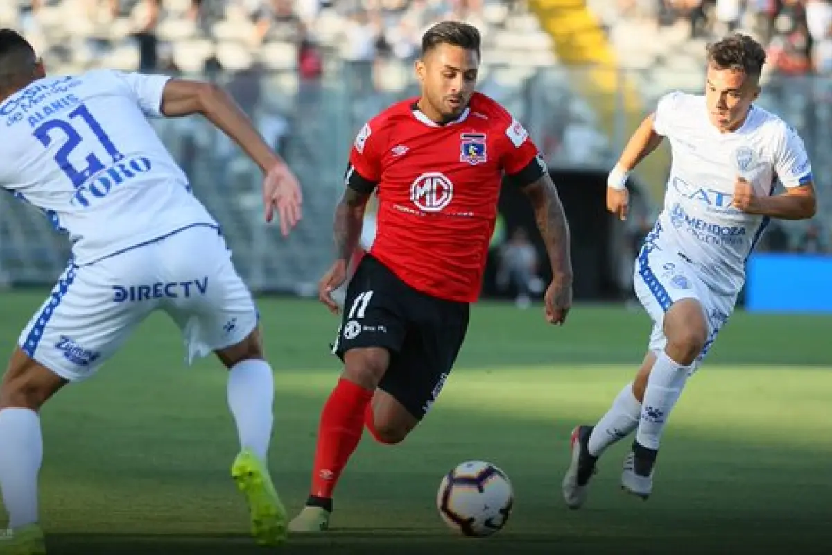 Godoy Cruz sólo una vez se midió a Colo Colo y fue empate., Colo Colo