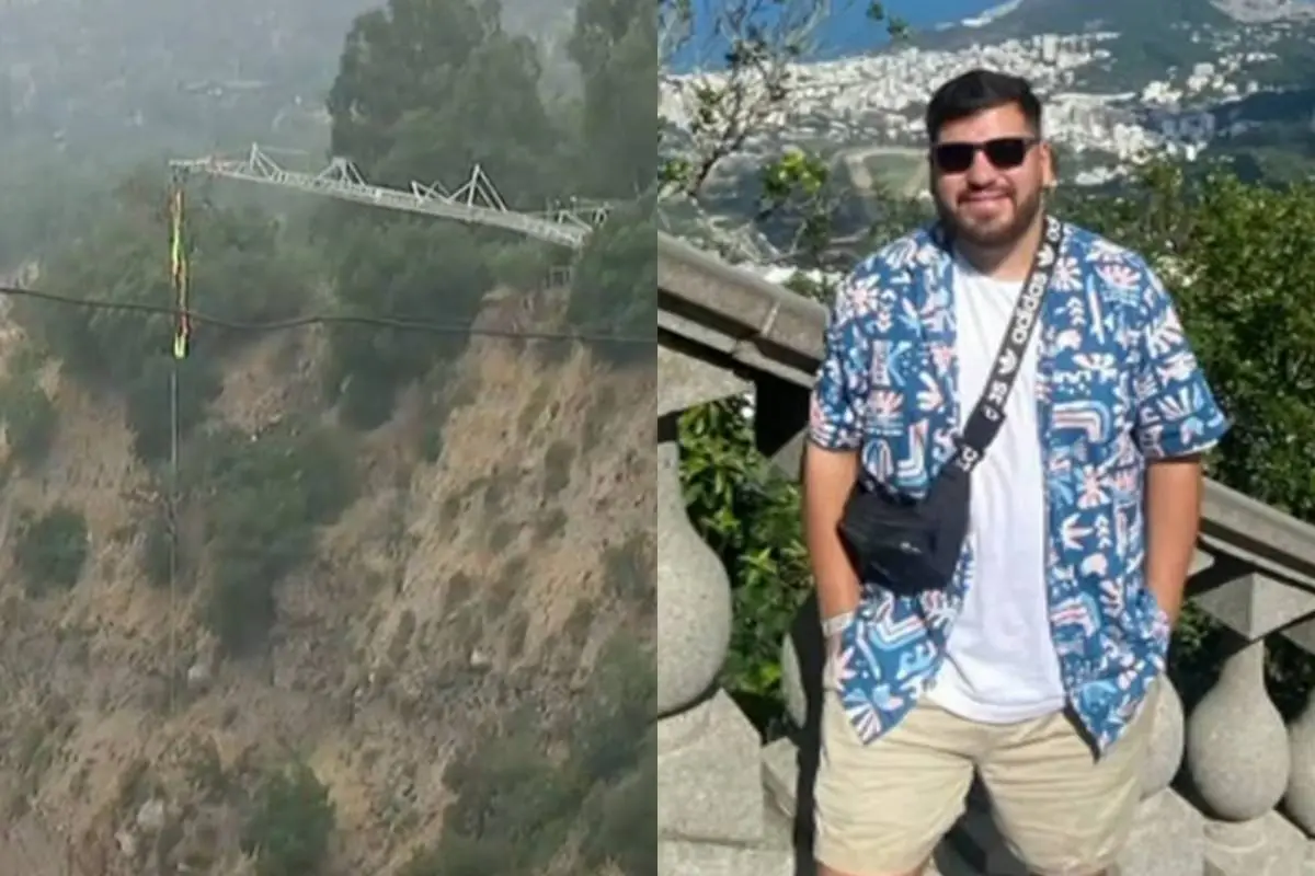 Joven muere en bungee , Captura de redes sociales