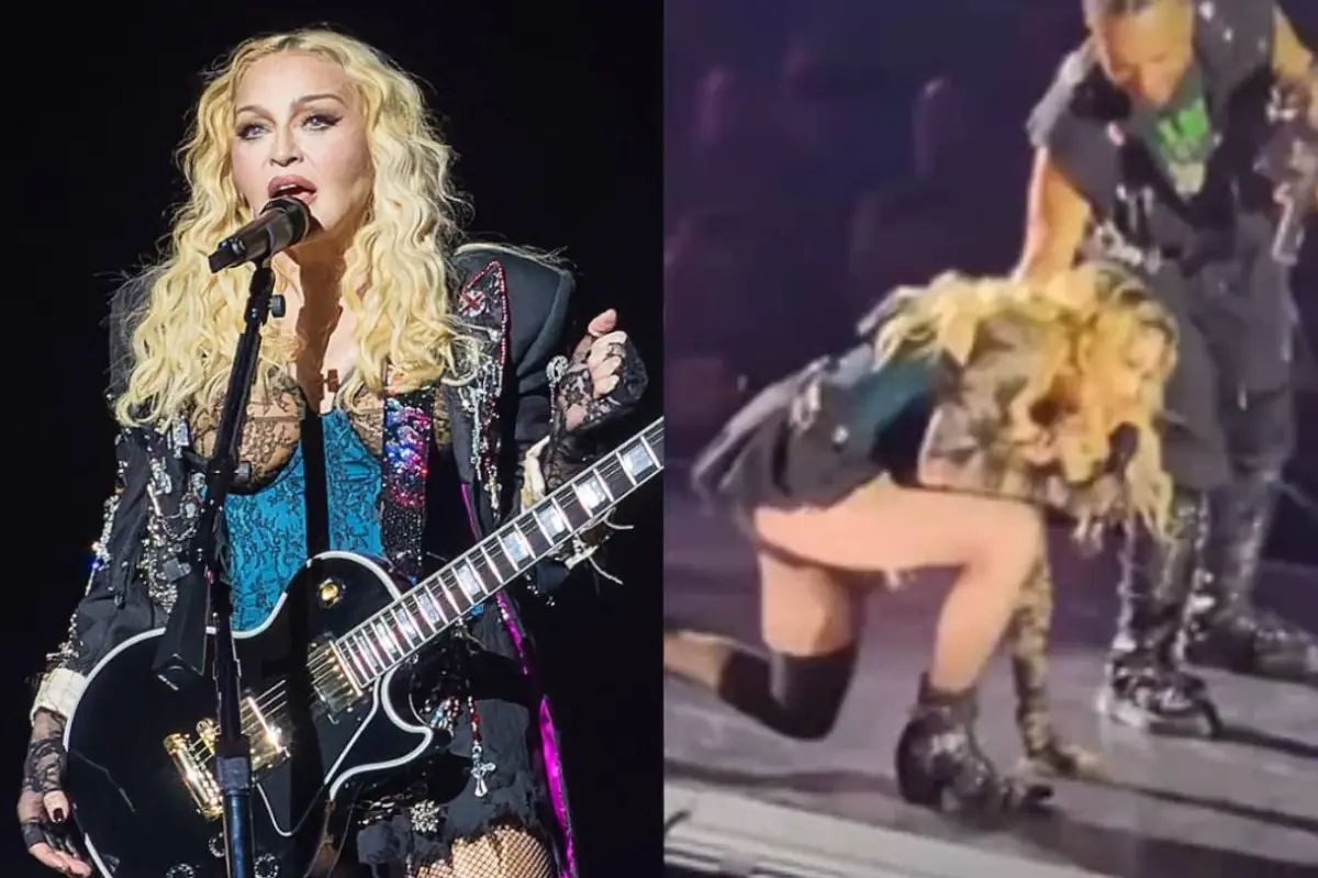 Madonna se cae en concierto, Redes Sociales