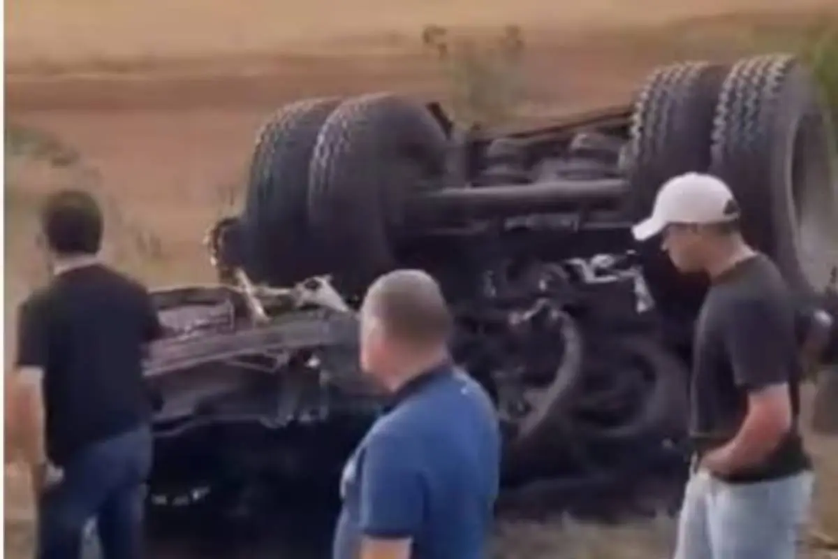 Accidente en ruta de Valdivia, redes sociales