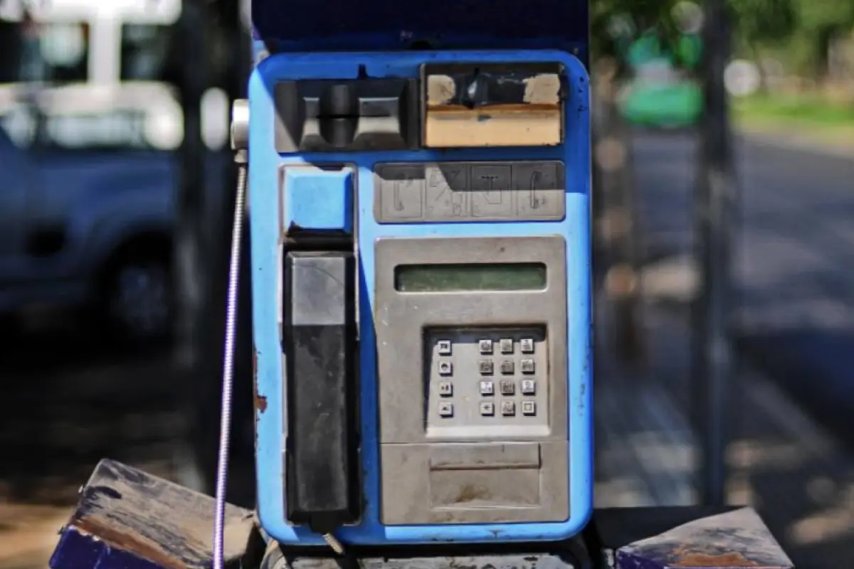 teléfono público de Movistar
