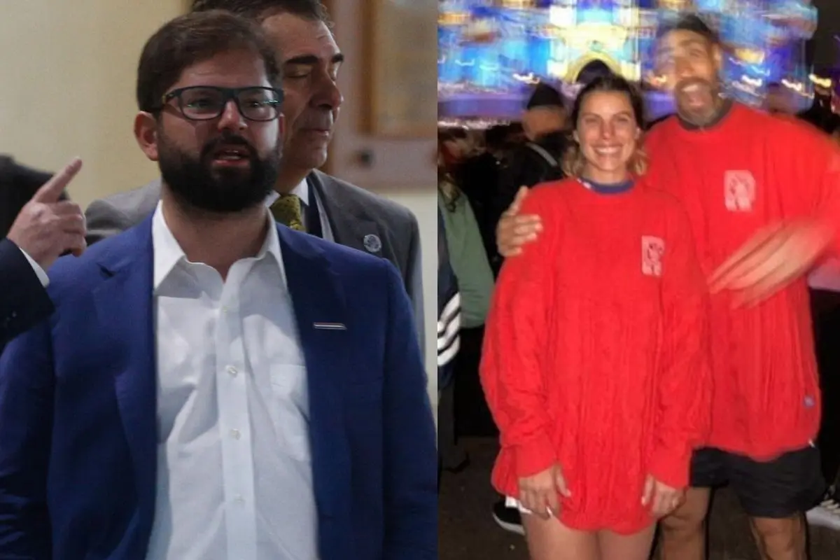 Gabriel Boric y Maite Orisini ambos del Frente Amplio, Agencia Uno