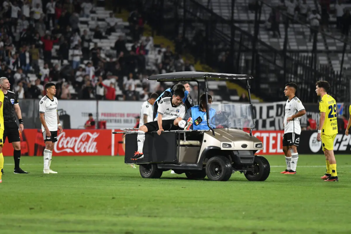 Colo Colo vence por 2-1 a Sportivo Trinidense clasificando a la fase de grupos, valido por el partido de vuelta de tercera fase en la Copa Conmebol Libertadores 2024, disputado en Estadio Monumental de Chile., OSCAR GUERRA / AGENCIAUNO