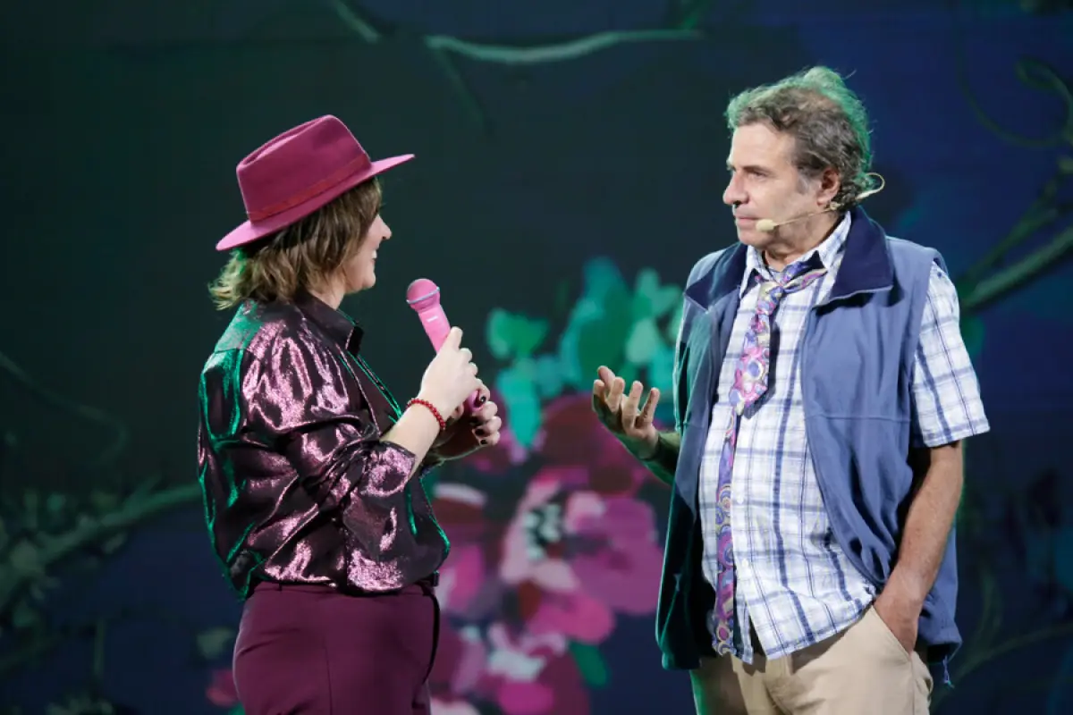 La humorista Javiera Contador, durante la segunda noche del LXIII Festival Internacional de la Canción de Viña del Mar desde la Quinta Vergara, FRANCISCO VICENCIO /AGENCIAUNO