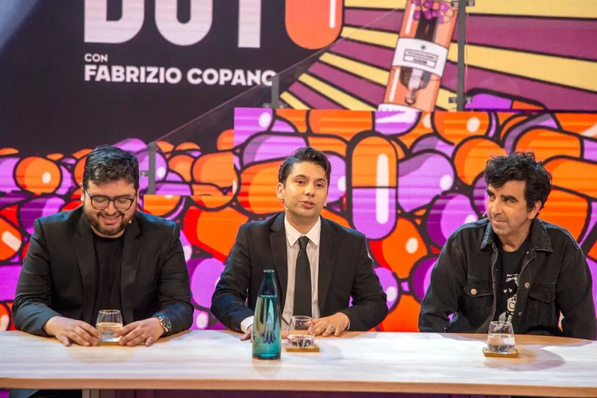 Fabrizio Copano, Luis Slimming y Pedro Piedra, Juan Pablo Carmona