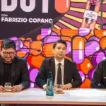 Fabrizio Copano, Luis Slimming y Pedro Piedra, Juan Pablo Carmona