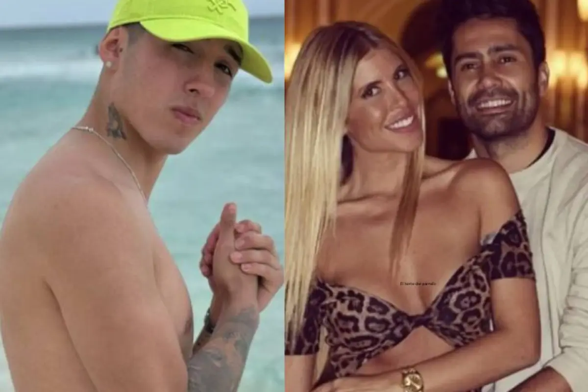 Pailita y Coté López con Luis Jiménez