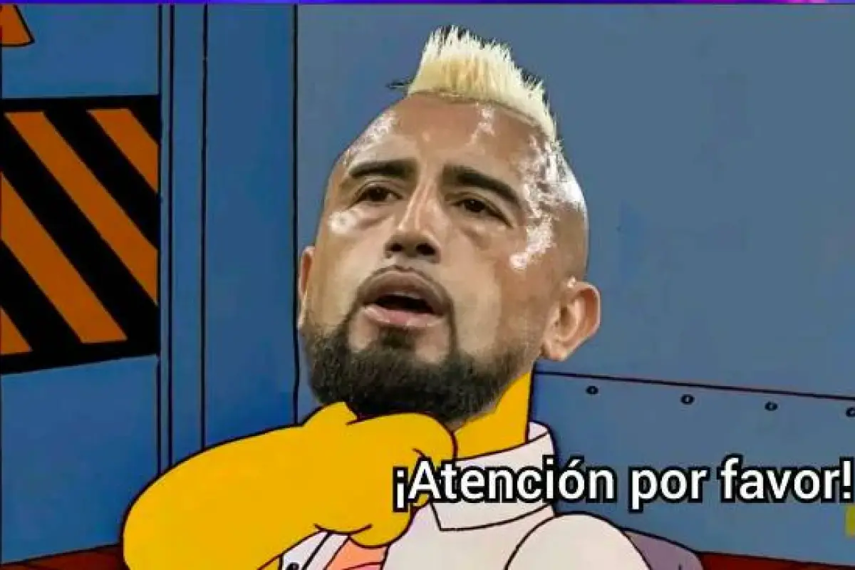 Arturo Vidal fue blanco de los memes, Twitter