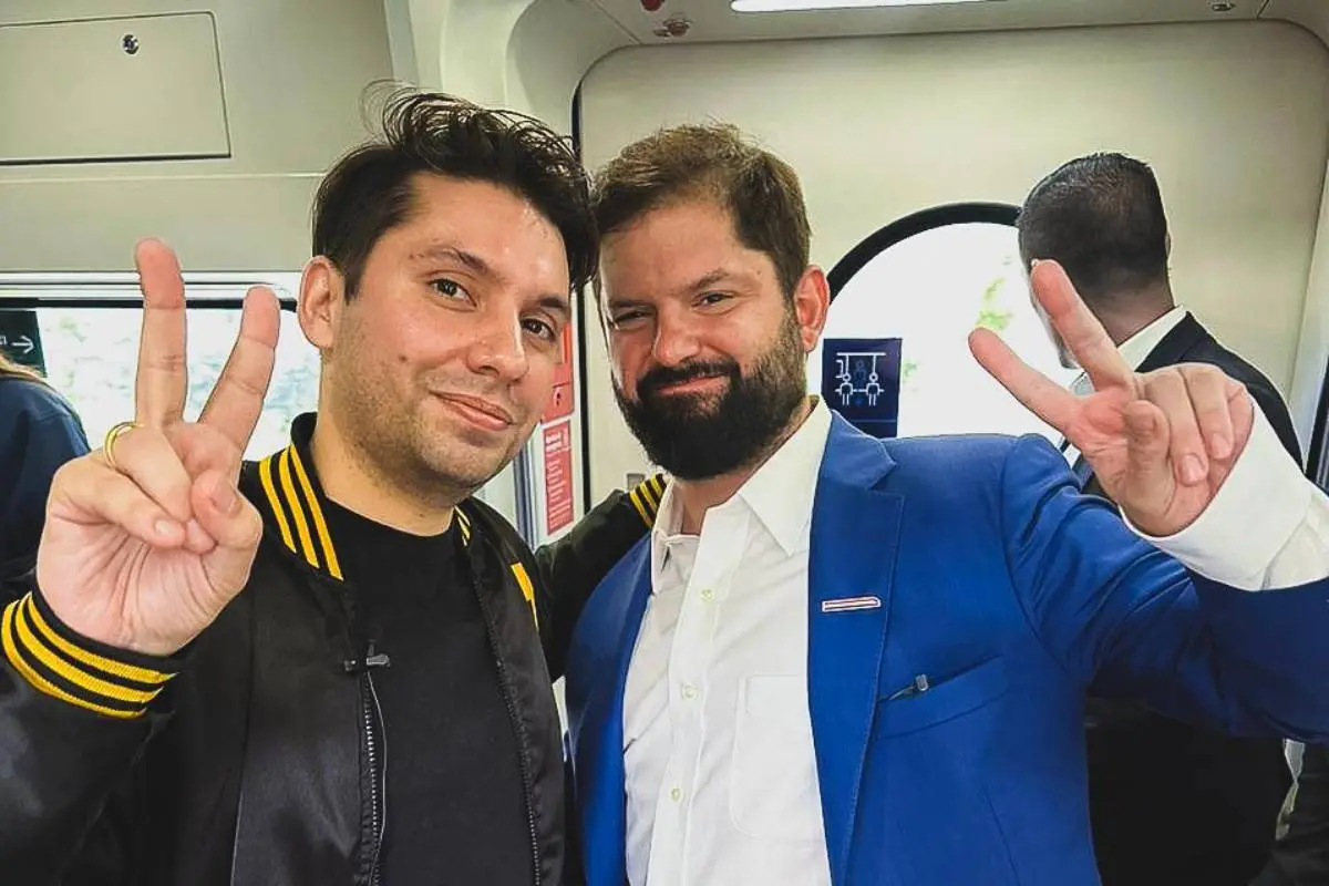 Presidente Boric y Fabrizio Copano, Redes Sociales