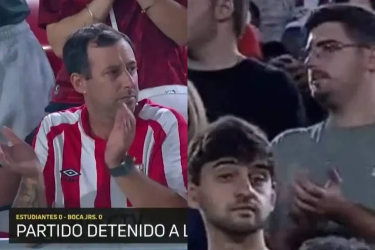 Hinchas de Estudiantes de La Plata, Captura de redes sociales