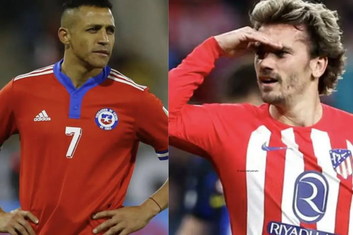 Alexis Sánchez y Antoine Griezmann