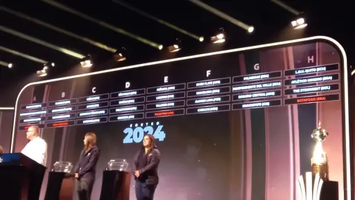 Así fue la simulación del sorteo de la Copa Libertadores, X