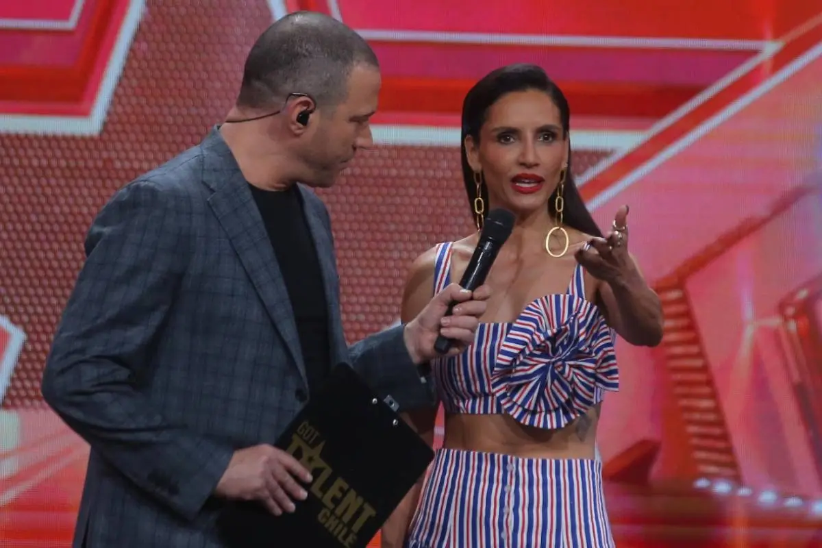 Leonor Varela en el lanzamiento de Got Talent Chile, Juan Pablo Carmona