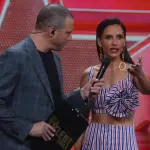 Leonor Varela en el lanzamiento de Got Talent Chile, Juan Pablo Carmona