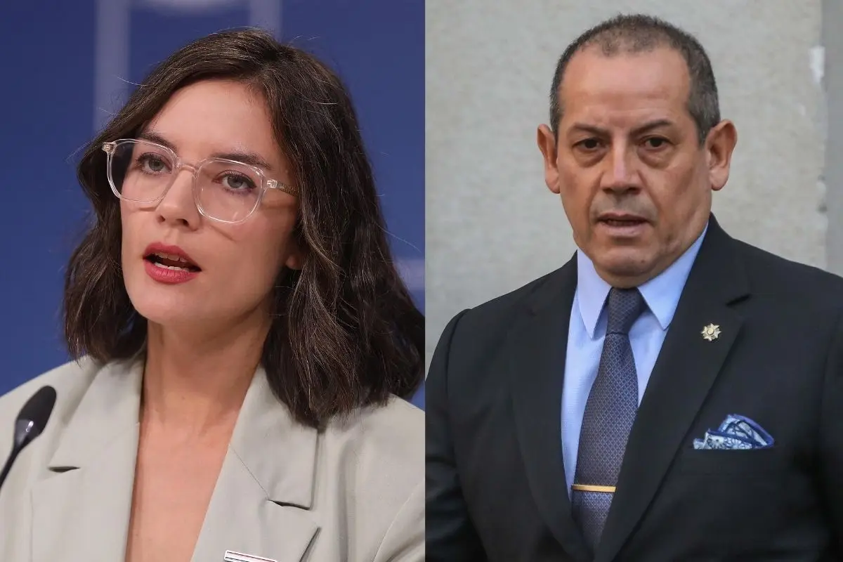 Ministra Vallejo y Sergio Muñoz, AGENCIA UNO