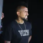 Arturo Vidal queda al margen del encuentro por precaución ,partido válido por la tercera fecha del Campeonato Banco Itaú 2024 Primera Division de Chile entre Colo Colo y Huachipato disputado en estadio Monumental de Chile, JUAN JOSÉ MOLINA / AGENCIA UNO