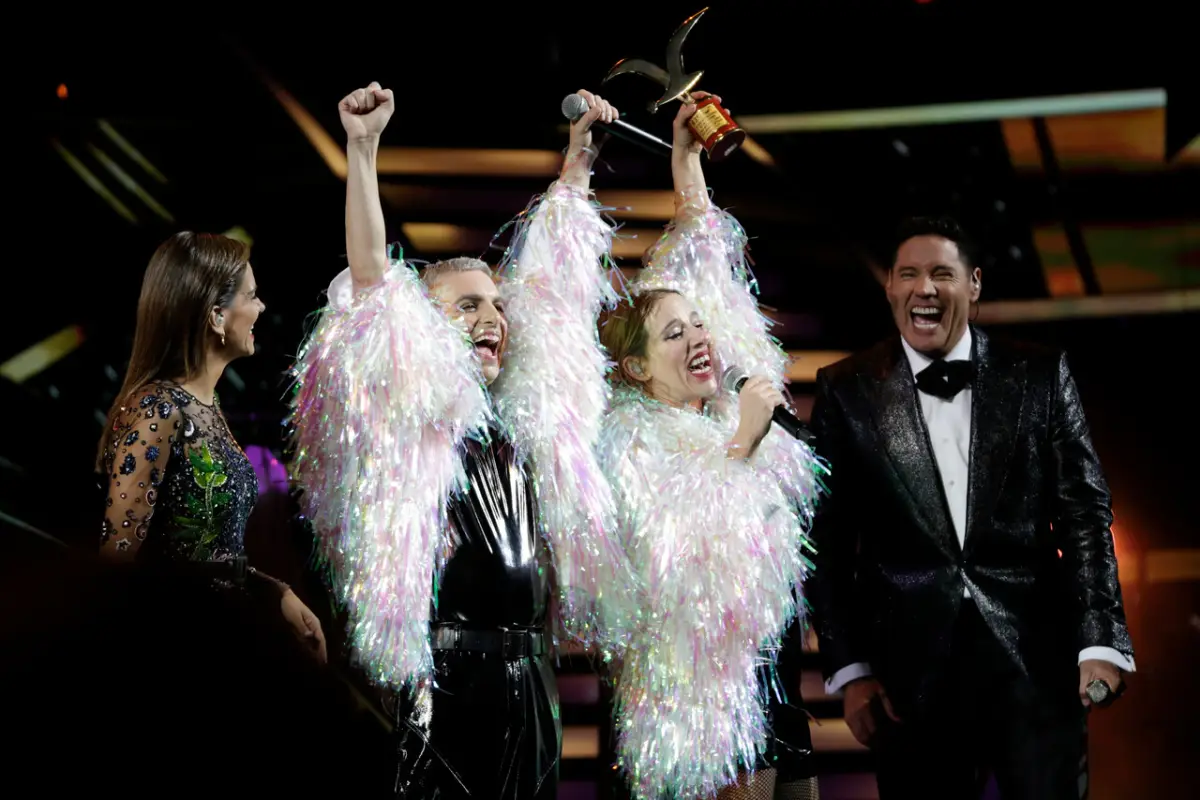 Miranda! junto a los animadores del Festival de Viña del Mar 2024, Agencia Uno