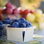fruta, ciruelas, mercado de fruta, Pixabay