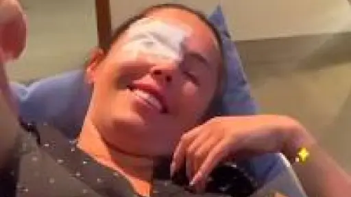 Daniela Aránguiz terminó internada de urgencia en la clínica por culpa de una araña, Captura de Video