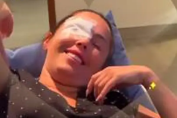 Daniela Aránguiz terminó internada de urgencia en la clínica por culpa de una araña ,Captura de Video