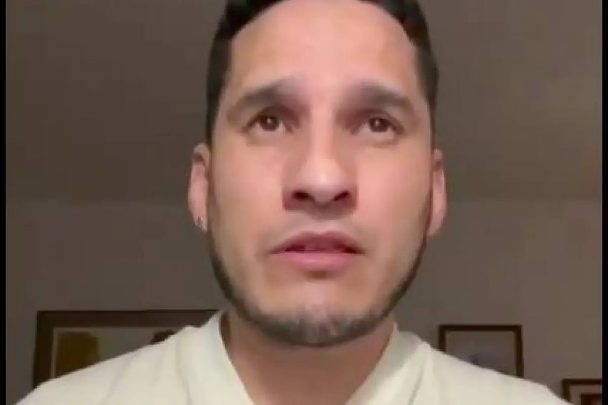 Ronald Ojeda publicó un video en sus redes, Captura de Video