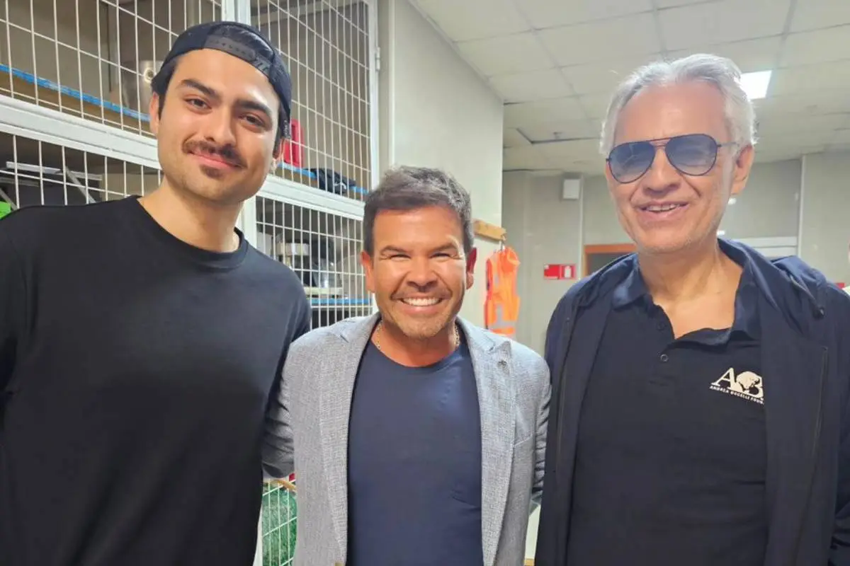 Nacho Gutiérrez con Matteo y Andrea Bocelli, Redes Sociales