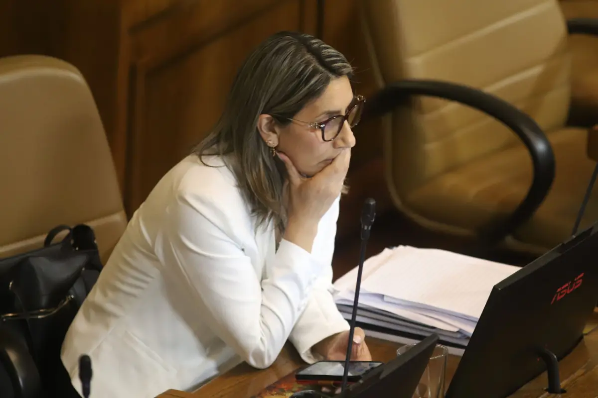 Erika Olivera en la Cámara de Diputados, AGENCIA UNO