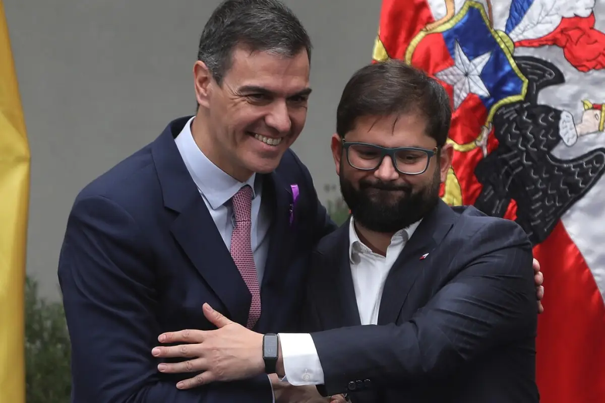 Gabriel Boric y Pedro Sánchez