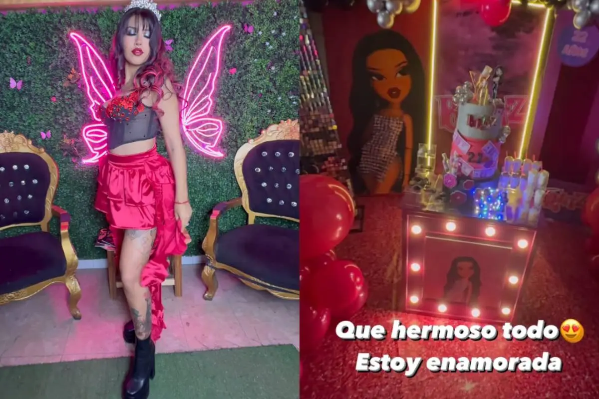 Cumpleaños de Scarlette Gálvez , Captura de redes sociales