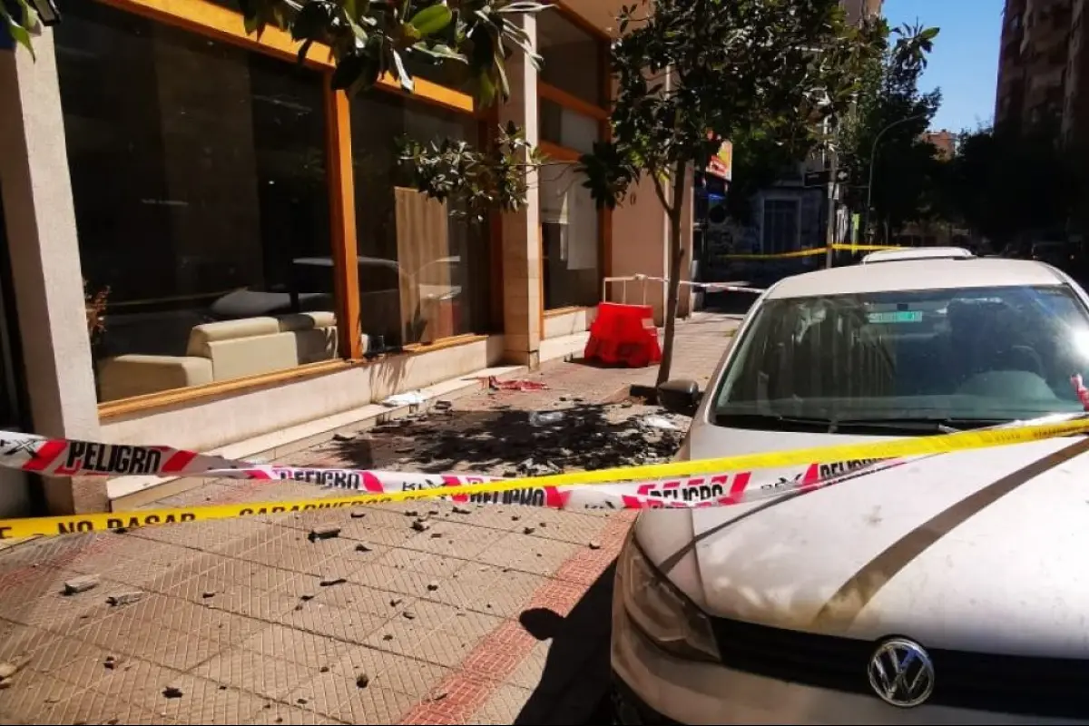 Caída de escombro , Redes sociales