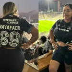 Naya Fácil se instaló en uno de los palcos del Monumetal, Instagram