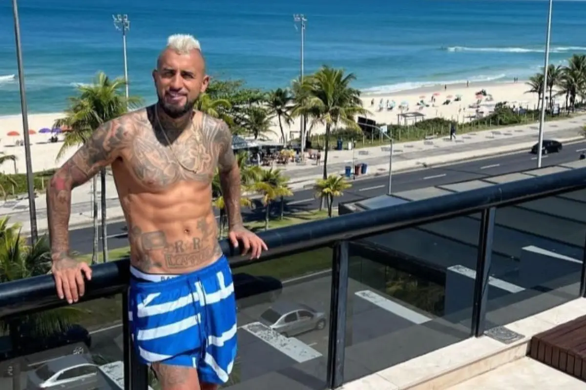 Arturo Vidal disfrutó de buena vida en Río, Instagram