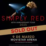 Simply Red agota su tercer show en Chile, Cedido