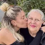 Coté López y su abuela, redes sociales 